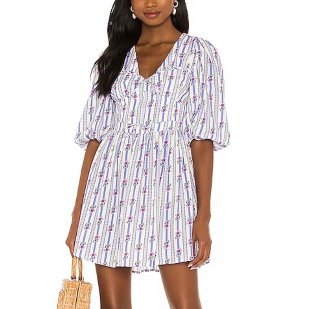 For Love & Lemons Connie Mini Dress Size Medium